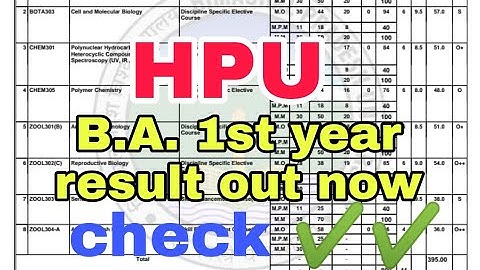 ba 1st year result 2022|hpu ba 1st year result 2022|ba 1st year result 2022 hpu|hpu ba 1st year rslt