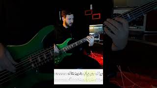 Bruno Mars - Treasure Ghost Note Bass Cover bass #shorts