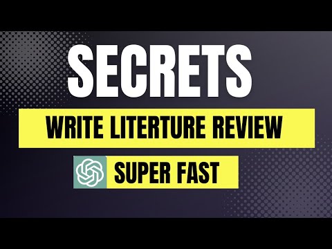 How To Write A Literature Review Super Fast I A Step-by-step Guide ...