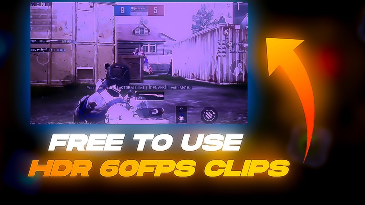 FREE TO USE HDR 60FPS CLIPS TDM || MAXXIII PUBG