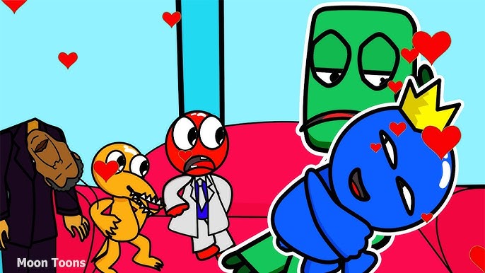 Blue x Green Rainbow Friends animation (Compilation) 