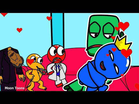 blue x green 💙💚 rainbow friends (Red flags) #shorts #animation #flip