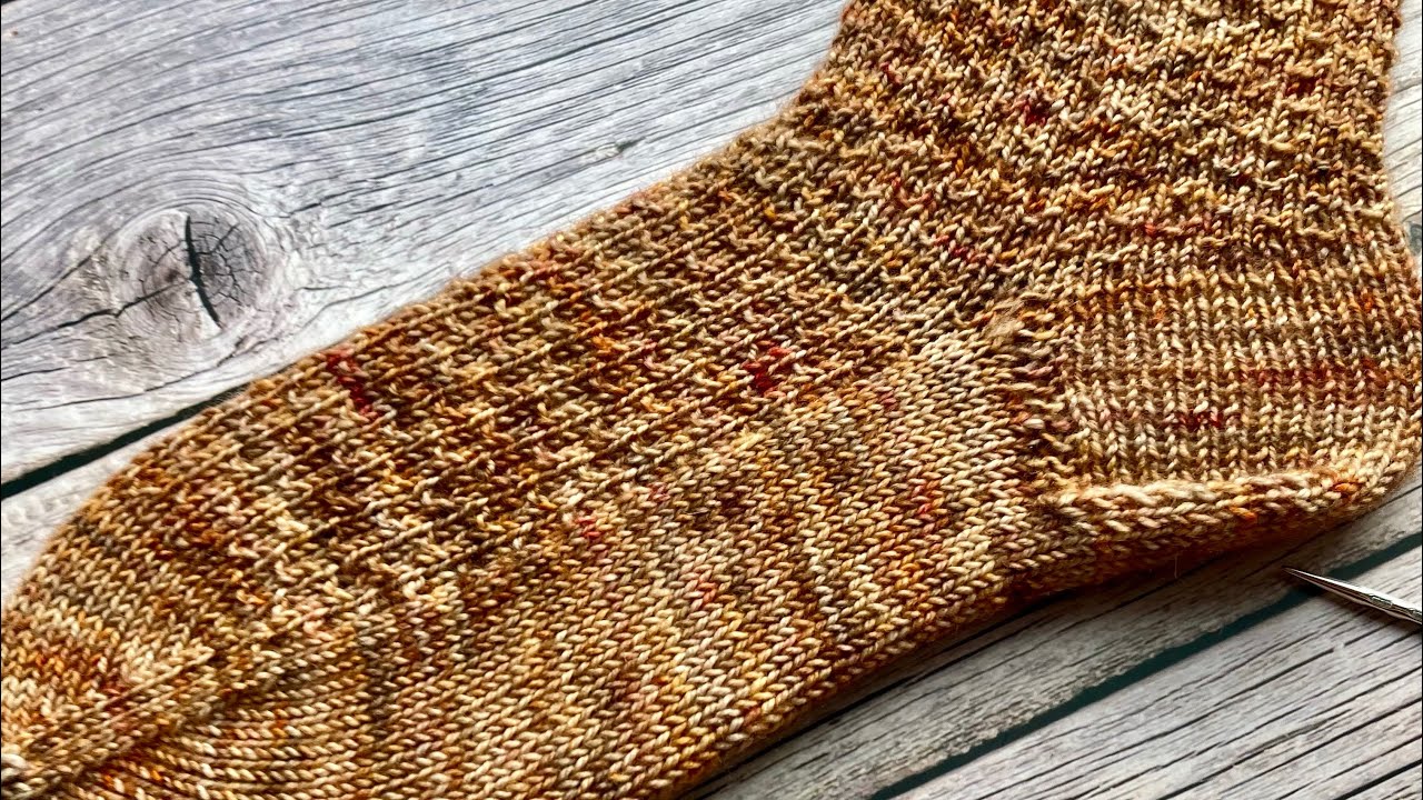 Einfaches + schönes Sockenmuster stricken- Nr. 3