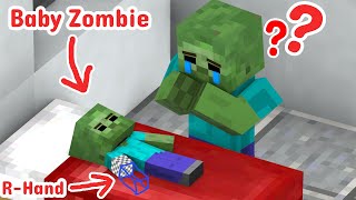 Monster School : Oh No! Baby Zombie Has Lost His Right Arm - Minecraft Animation
