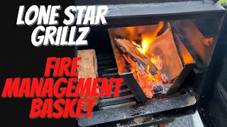 Lone Star Grillz Fire Management Basket | 1st Impressions