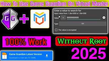 How To Download & Install Game Guardian On Virtual Master Without Root 2025