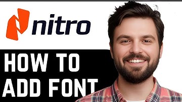 NEW! ADD FONT IN NITRO PDF WORKING 2025!