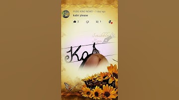 Kabir Name Writing (Special Requested VIDEO) #namewriting  #cursivewriting #scribblesign #kabir #pen