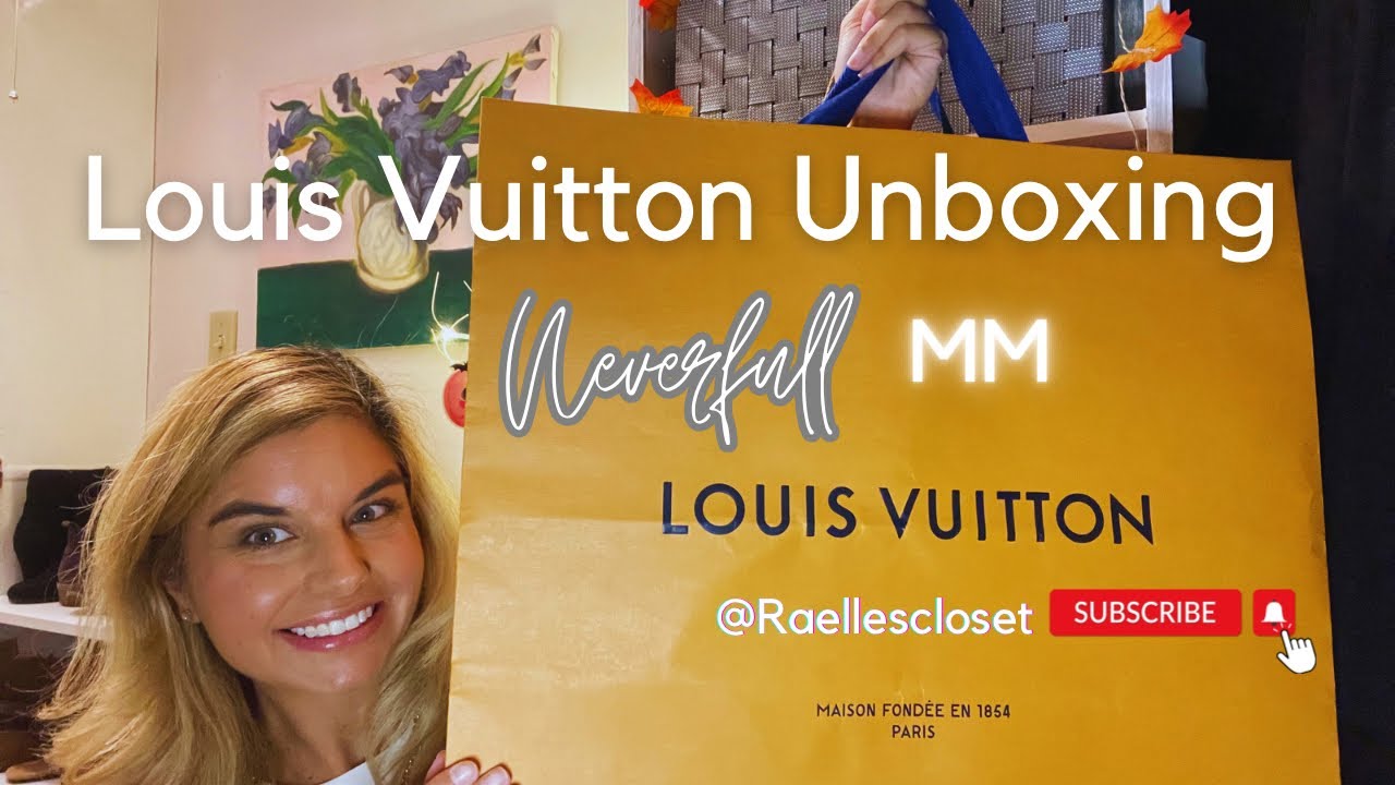 LOUIS VUITTON NEVERFULL MONOGRAM REPLICA MM from REPLICAHANDBAGS SITE  unboxing, first impression 