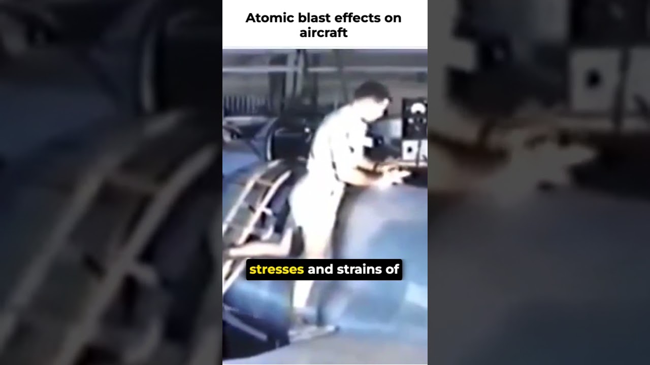 atomic blast effects on aircraft