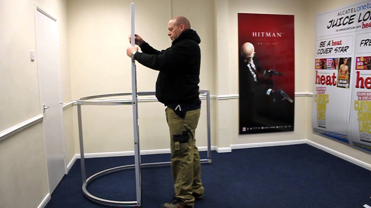 How to assemble an oval photo booth YouTube