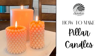 How To Make Pillar Style Candles (Candle Making Tutorial) Free Recipe!