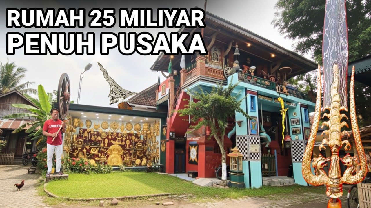 VIRAL..! RUMAH MEWAH 25 MILIYAR PENUH PUSAKA LAGI VIRAL DI JAWA TIMUR