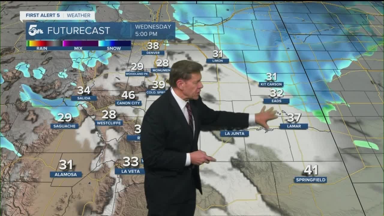 Windy & cooler Wednesday, with a few flurries possible - YouTube