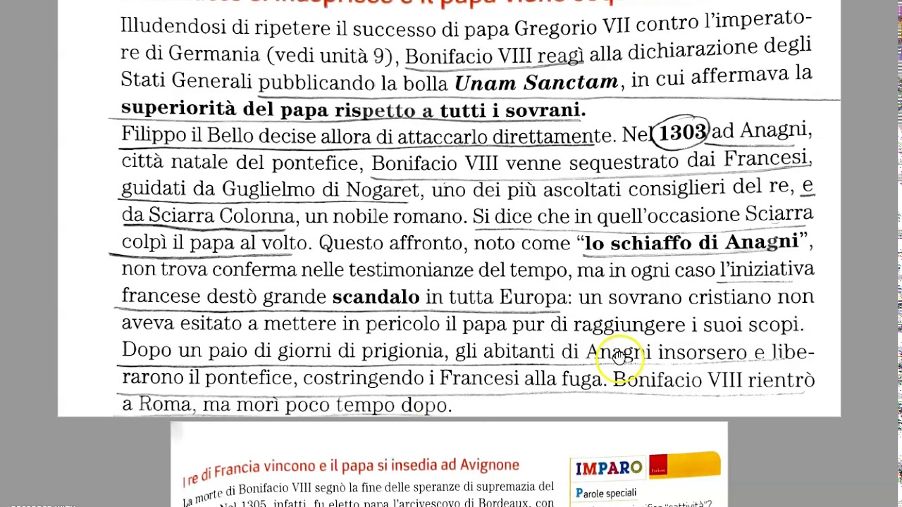Storia 1L 6 Filippo il Bello e bonifacio VIII - YouTube