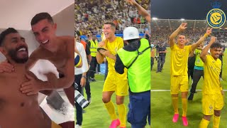 Ronaldo And Al Nassr Players Crazy Celebrations After Winning The Arab Club Champions Cup vsAl Hilal