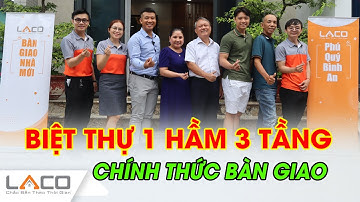 Biệt Thự 1 Hầm 3 Tầng Hiện Đại Tại Bình Chánh Chính Thức Bàn Giao - Xây Nhà Trọn Gói LACO