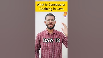 What is Constructor chaining in java #constructor #java #javahack #javatechie #codedecode #interview