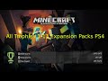 Minecraft Trophy World 2021 PS4 Bedrock All Expansion Packs Trophies In 2 Hours With Download