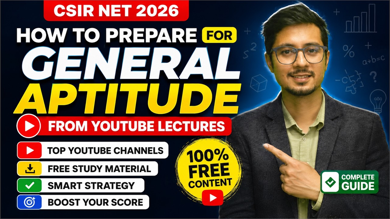 How to prepare for General aptitude from youtube channel ? - YouTube