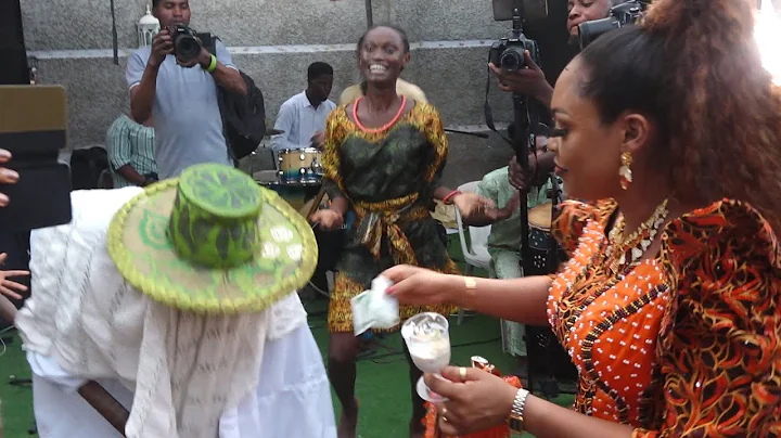 SEE THE MOMENT EYO MASQUERADE CELEBRATE WITH ACTRESS SOLA KOSOKO AT HER NEW BABY NAMING CEREMONY