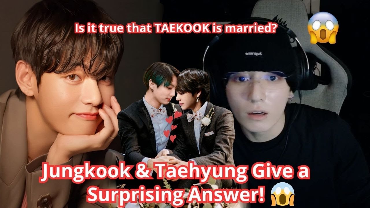 💖Тэкук подтвердил? Правда ли, что Тэкук женат?💍Чонгук и Тэхён дали неожиданный ответ!