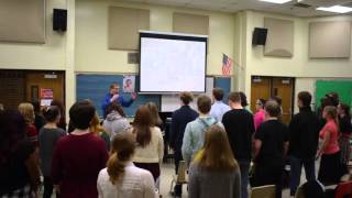 Lapeer High School Choir Performs In Front Of Dr. Rollo Dilworth Via Skype