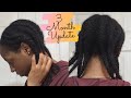 Three Month Old Protective Style For Natural Hair Growth | GROW LONG & HEALTHY HAIR UNDER WIGS!