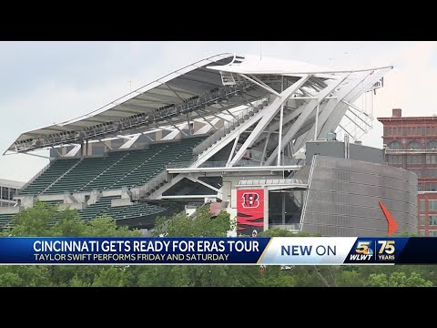 Cincinnati gets ready for Eras tour at Paycor Stadium