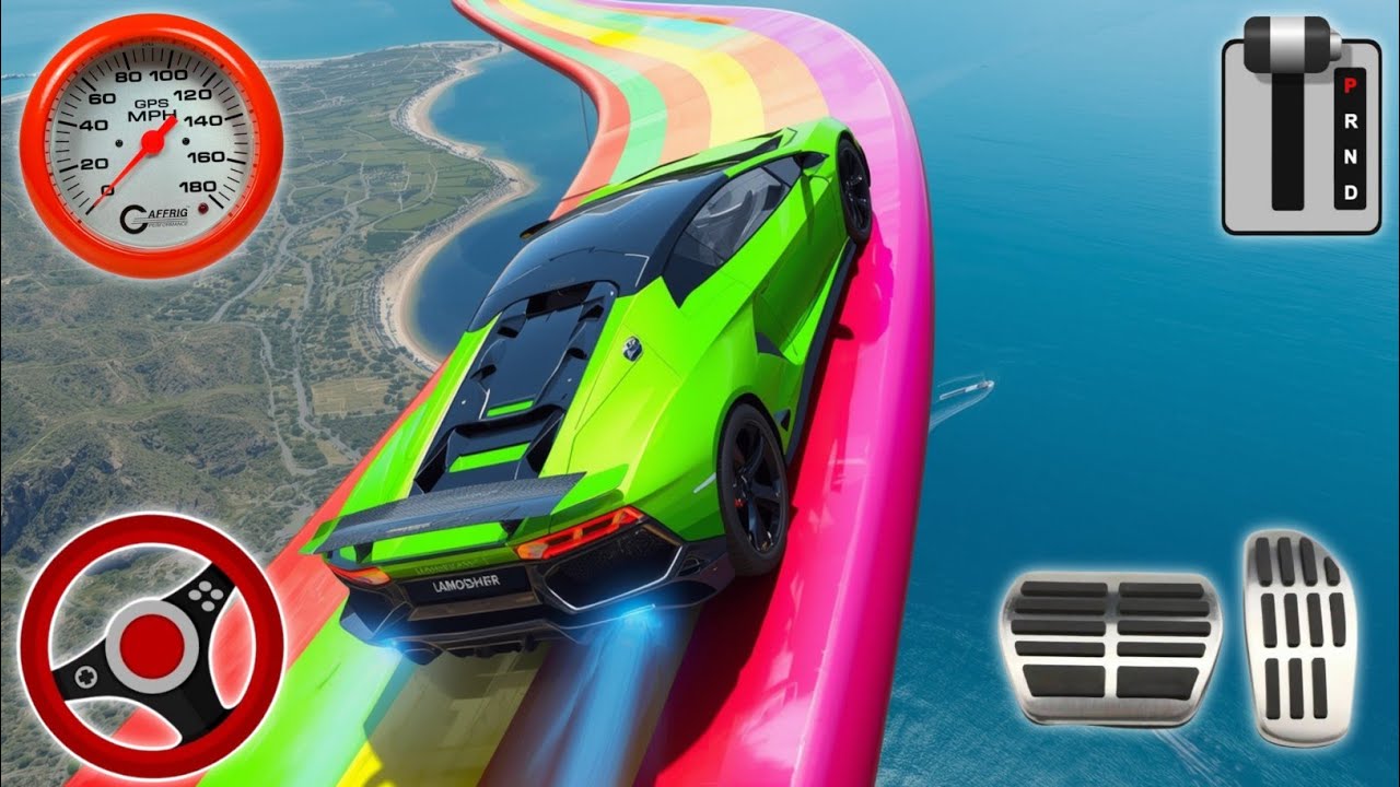 Mega Ramp Formula Car Racing 3D | Extreme Sports Car Stunts Simulator Android Gameplay