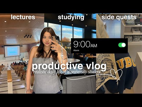productive uni vlog @ UBC 📚 *second year edition*