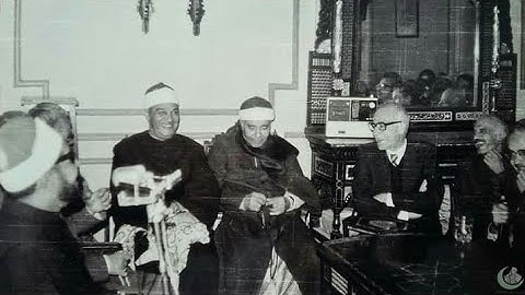 الشيخ أبو العينين شعيشع - سورة النور - استوديو التلفزيون المصري - فيديو نادر لأول مرة