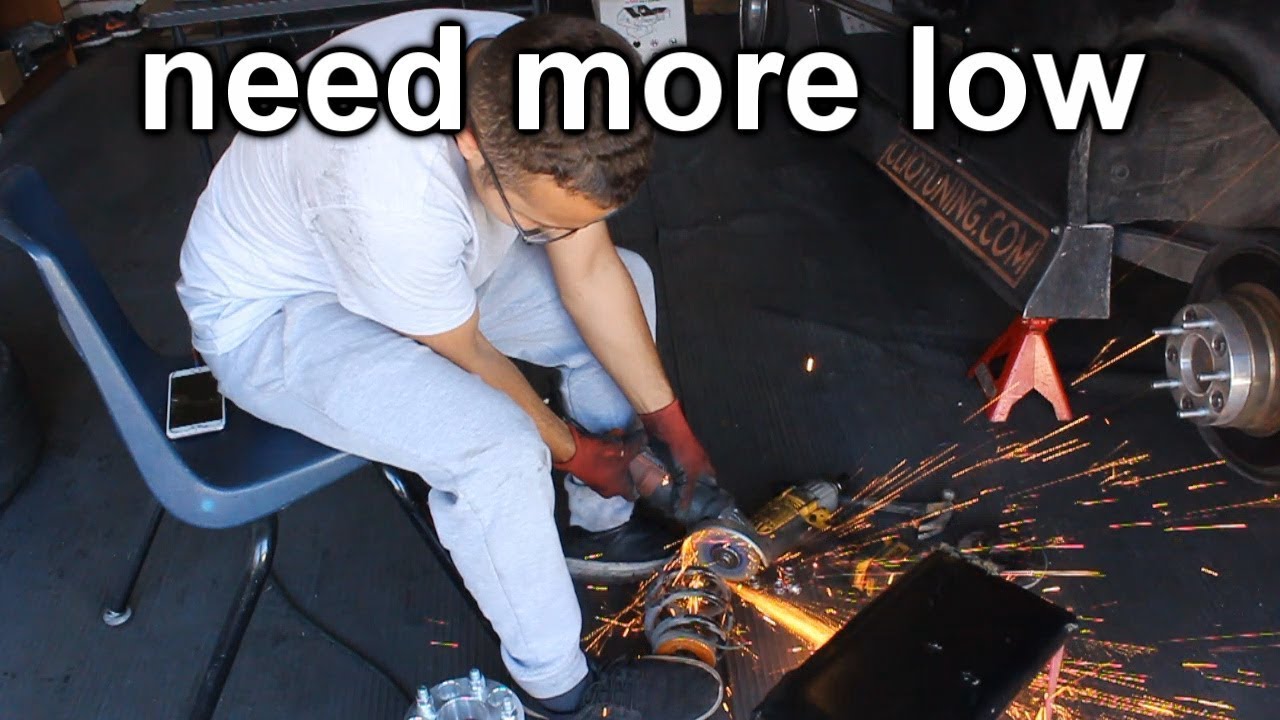 Cut My Coilover Springs AMAZING RESULT YouTube