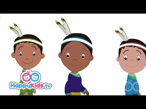 Ten Little Indians - Nursery Rhymes For Kids And Children | Happy Kids