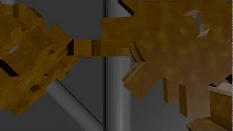 Clockwork animation using Blender. English International School Prague