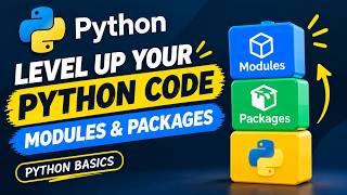 Python Modules & Packages Explained | Organize Code Like a Pro #python #coding