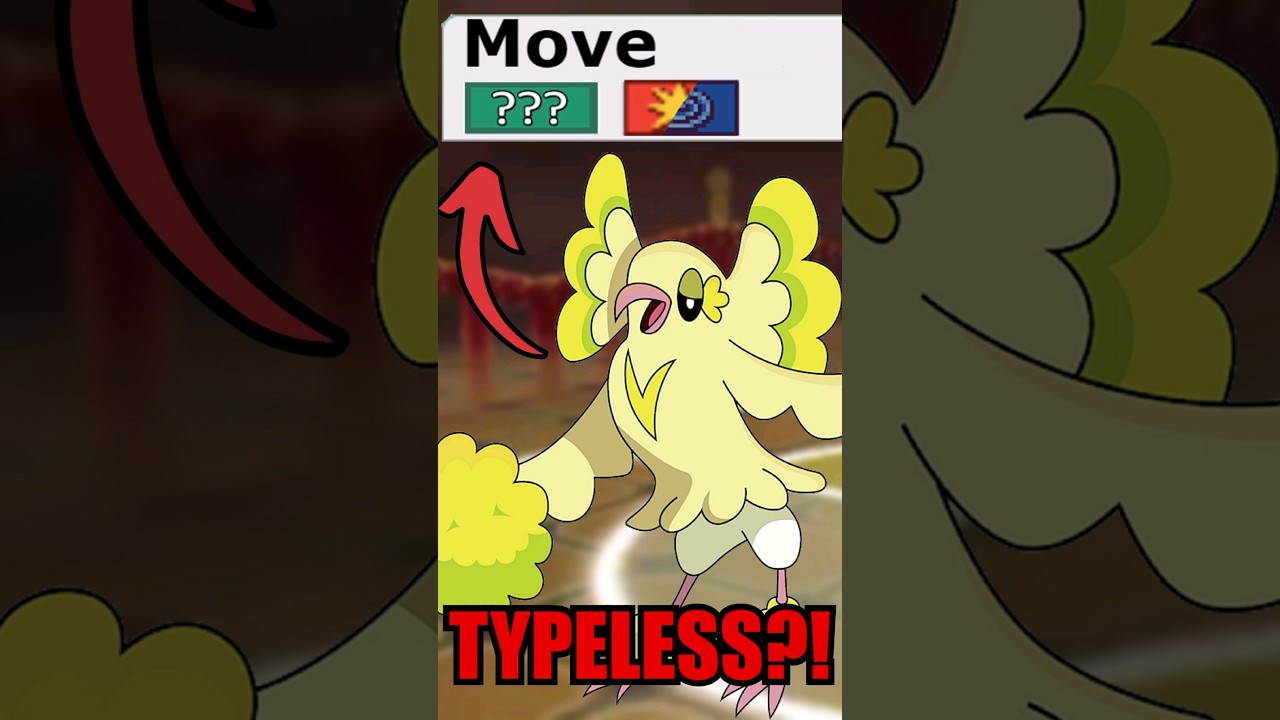 TYPELESS Moves in Pokemon Explained!  #pokemon  #move