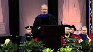 James Rogers gives the commencement address at NC State's May 2011 Graduation