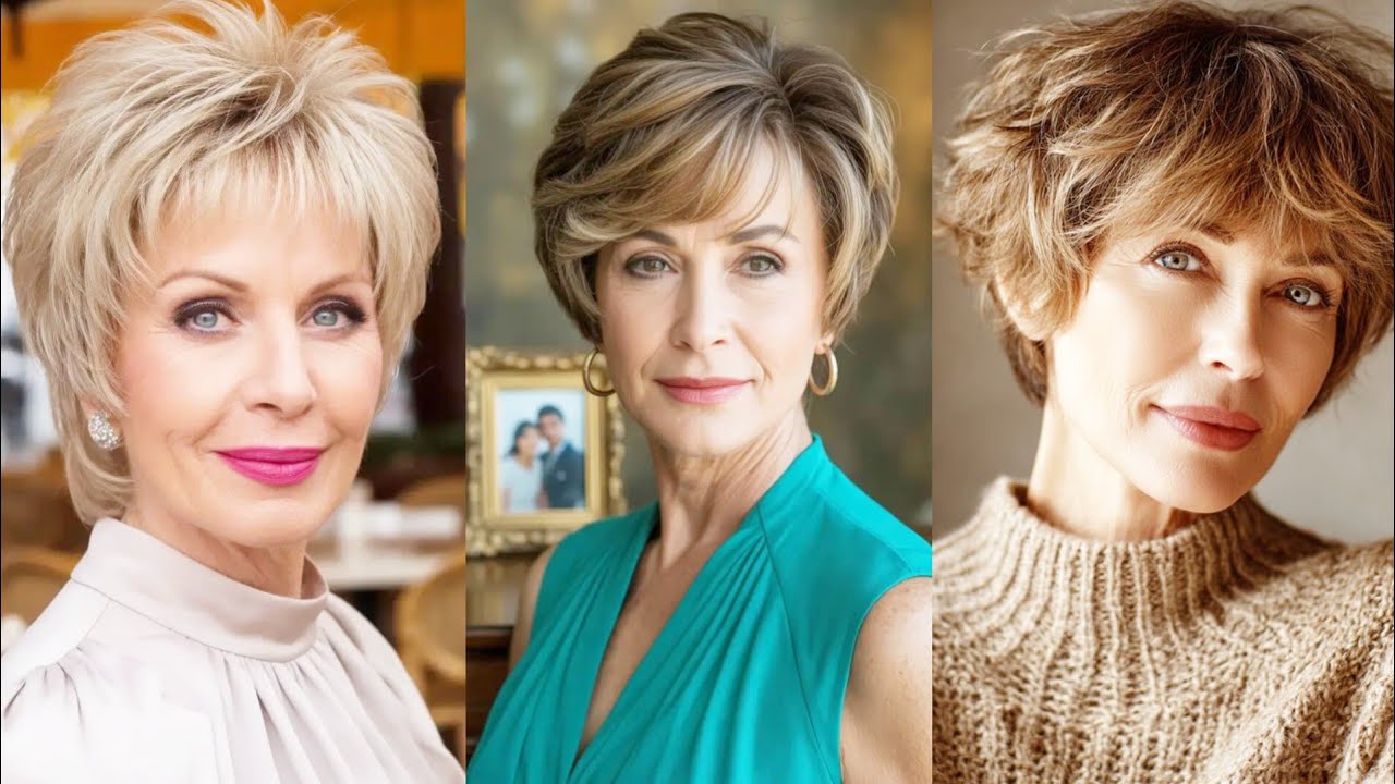 Стрижка для женщин 50+, 60+ и 70+ — женская стрижка