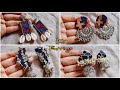 4 easy handmade earrings  diyearrings fabricjewellery youtube jewelsandyou