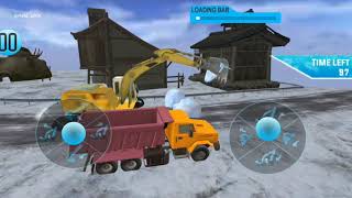 game lái máy xúc, xe tải dọn tuyết/Snow CutterExcavator Simulator 2020 /game wfk screenshot 1