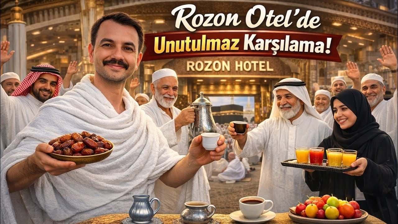 Rozon Otel’de Unutulmaz Hacı Karşılaması | Hurma, Zemzem, Kahve İkramı