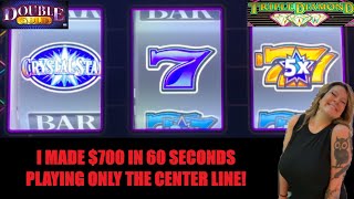 Max betting the center line pays Huge!!! screenshot 5