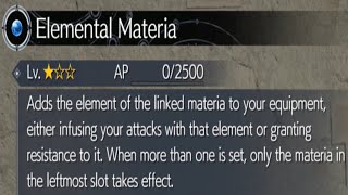 FF7 Rebirth Elemental Materia