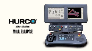 Part Programming Mill Ellipse - Max4 Version 9