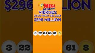 Results Mega Millions Today May 22, 2026 | $296 Million dollars 💰🎱