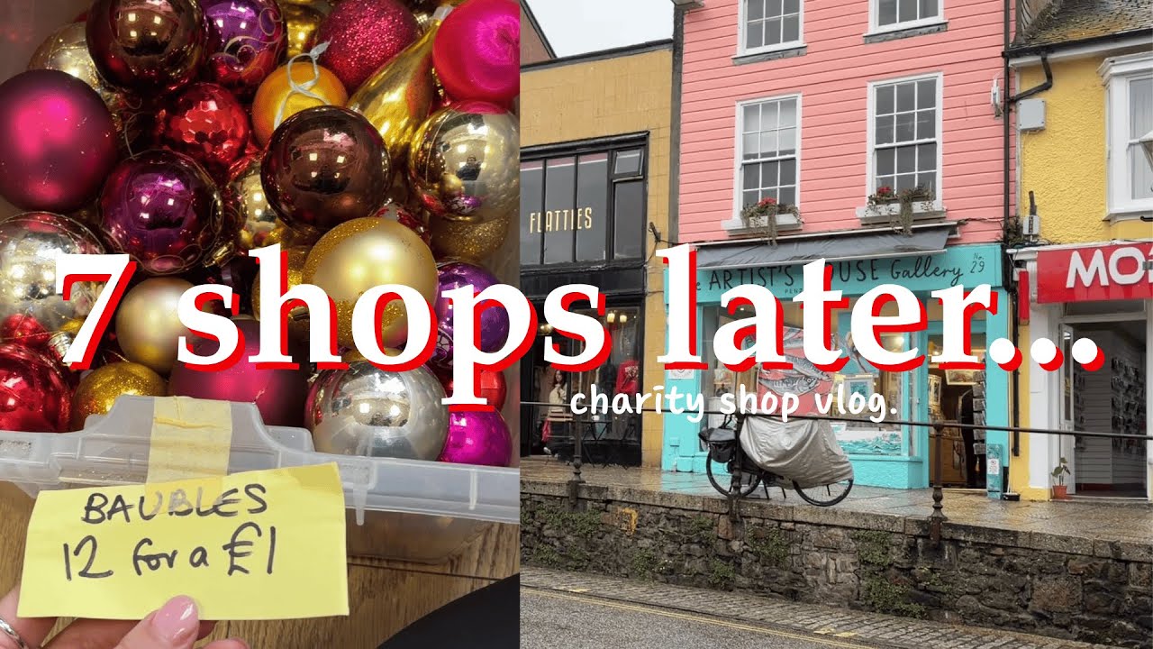 Благотворительный шопинг в Пензансе — я сорвал рождественский джекпот!! 🎄🎅🏼