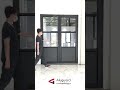 Aluguard aluminum glass casement swing door double panel patio french door
