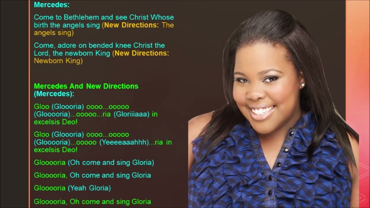 Angels We Have Heard On High Glee Lyrics