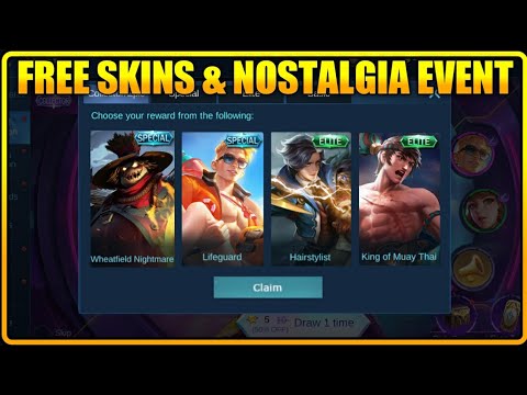 FREE SKINS! NOSTALGIA & GUSION COLLECTOR EVENTS IN MOBILE LEGENDS @jcgaming1221